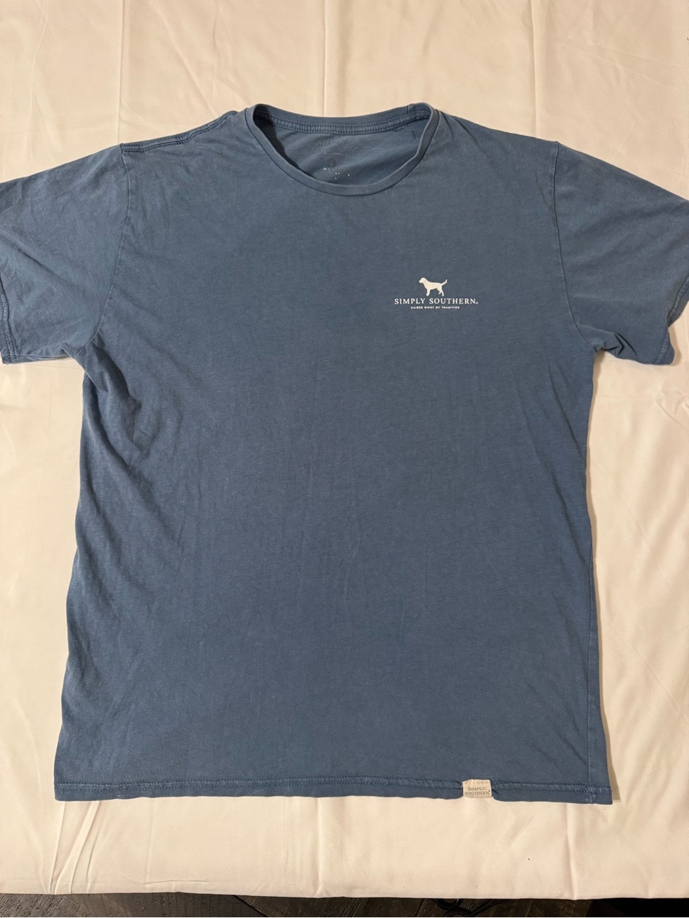 Simply Southern Men's Short Sleeve Tee - Dusty Blue